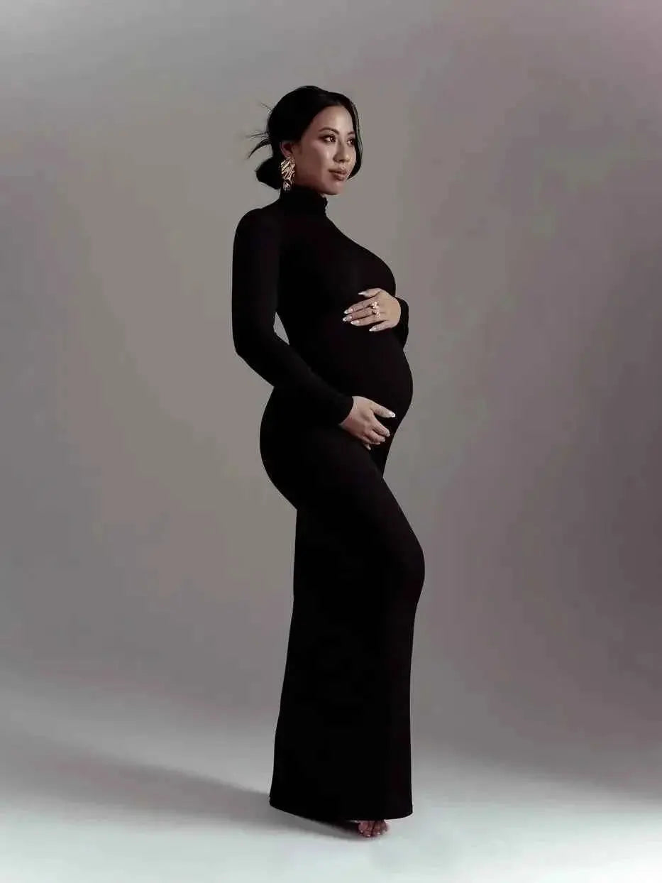 Maternity Dresses Pregnancy Women Maxi Long Dresses Clothes for Pregnant Babyshower Props