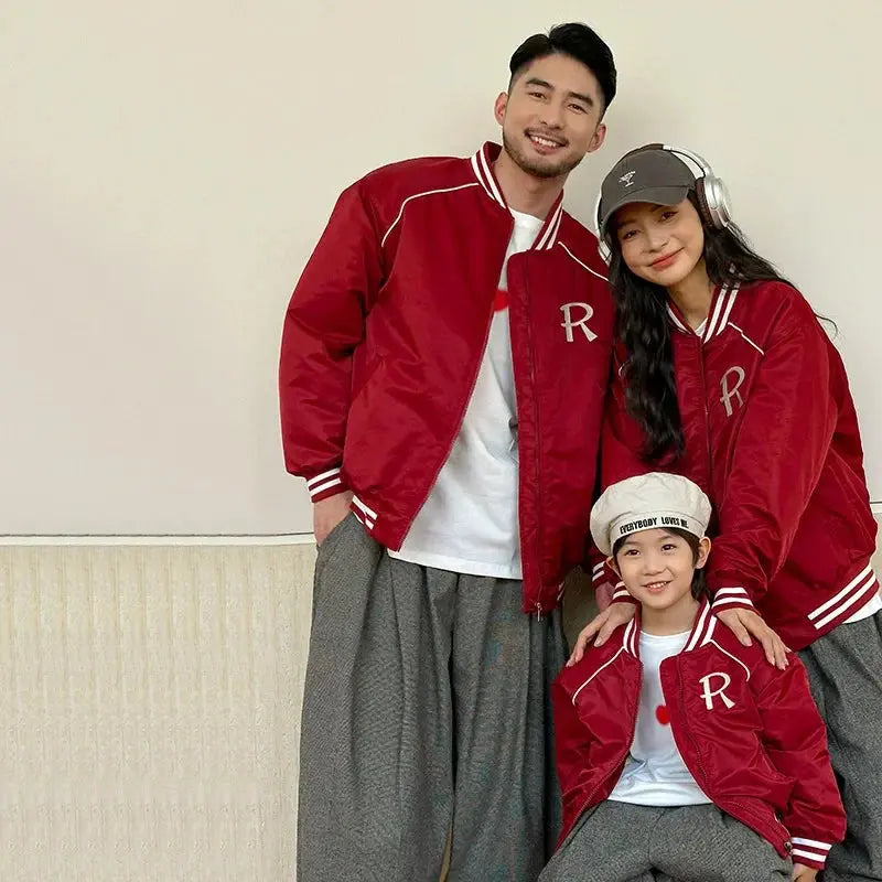 Winter Family Warm Coat Fashion Parent-child Matching Clothes Mom Dad Baby Clothing Korean Father Mother Son Daughter Thick Coat - Mein Shop