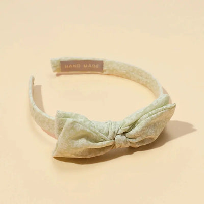 Baby Accessories For Newborn Toddler Kids Baby Girl Boy Hairband Cotton Hair Hoop Exquisite Printed Large Bow Hair Accessories - Mein Shop
