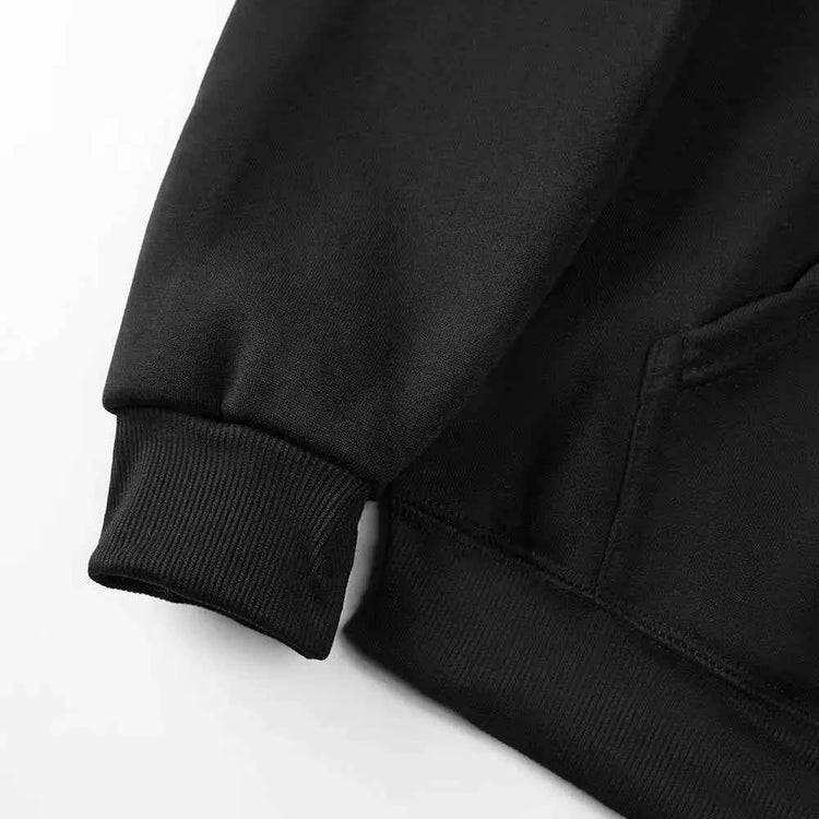 Hoodie Men Graphic Print Hoodies American Retro Personality Streetwear Casual Hooded Sweatshirt Men&