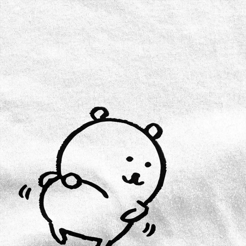 Men Women's T Shirt Joke Bear T Shirts Harajuku Summer Tees Classic Print 100% Cotton Tops Birthday Gift