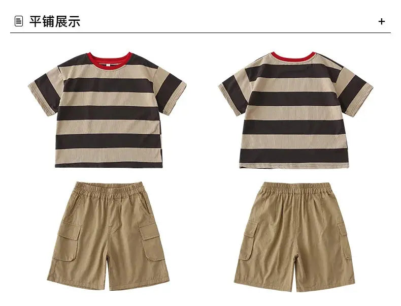 Family Matching Couple Look Clothing Fashion Mom Daughter Sleeveless Dress Dad Son T Shirts Shorts Korean Sister Brother Outfits Mein Shop