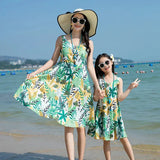 Family Fashion Beach Father and Son Outfits Vacation Look Mother Daughter Baby Girl Dress Holiday Parents and Children Clothes Mein Shop