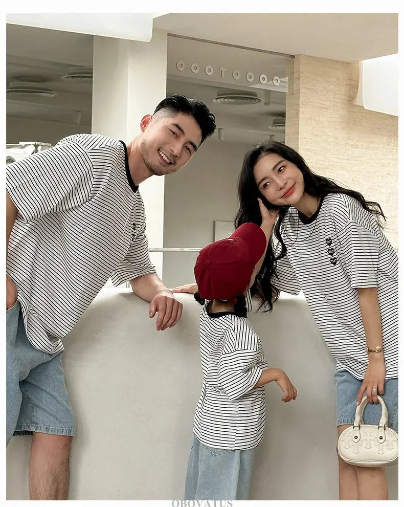 Family Vacation 2025 Summer Tshirt Shorts Clothing Set Family Matching Outfit Holiday Party Clothes Wear Couple Child Costume - Mein Shop