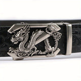 2pcs Men'S Genuine Leather Belts - Automatic Buckle, Black & Brown, Casual Jeans & Pants Belts, Durable & Stylish, Perfect Gift for Men, Everyday Comfort, Stylish Accessory, Sophisticated Design, Highquality Craftsmanship, Be