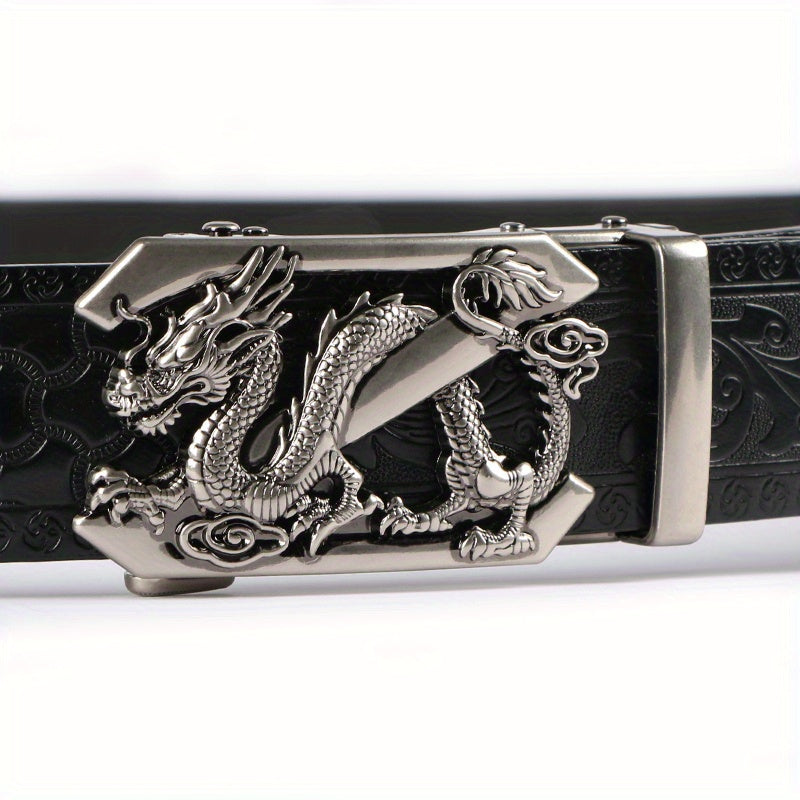 2pcs Men'S Genuine Leather Belts - Automatic Buckle, Black & Brown, Casual Jeans & Pants Belts, Durable & Stylish, Perfect Gift for Men, Everyday Comfort, Stylish Accessory, Sophisticated Design, Highquality Craftsmanship, Be