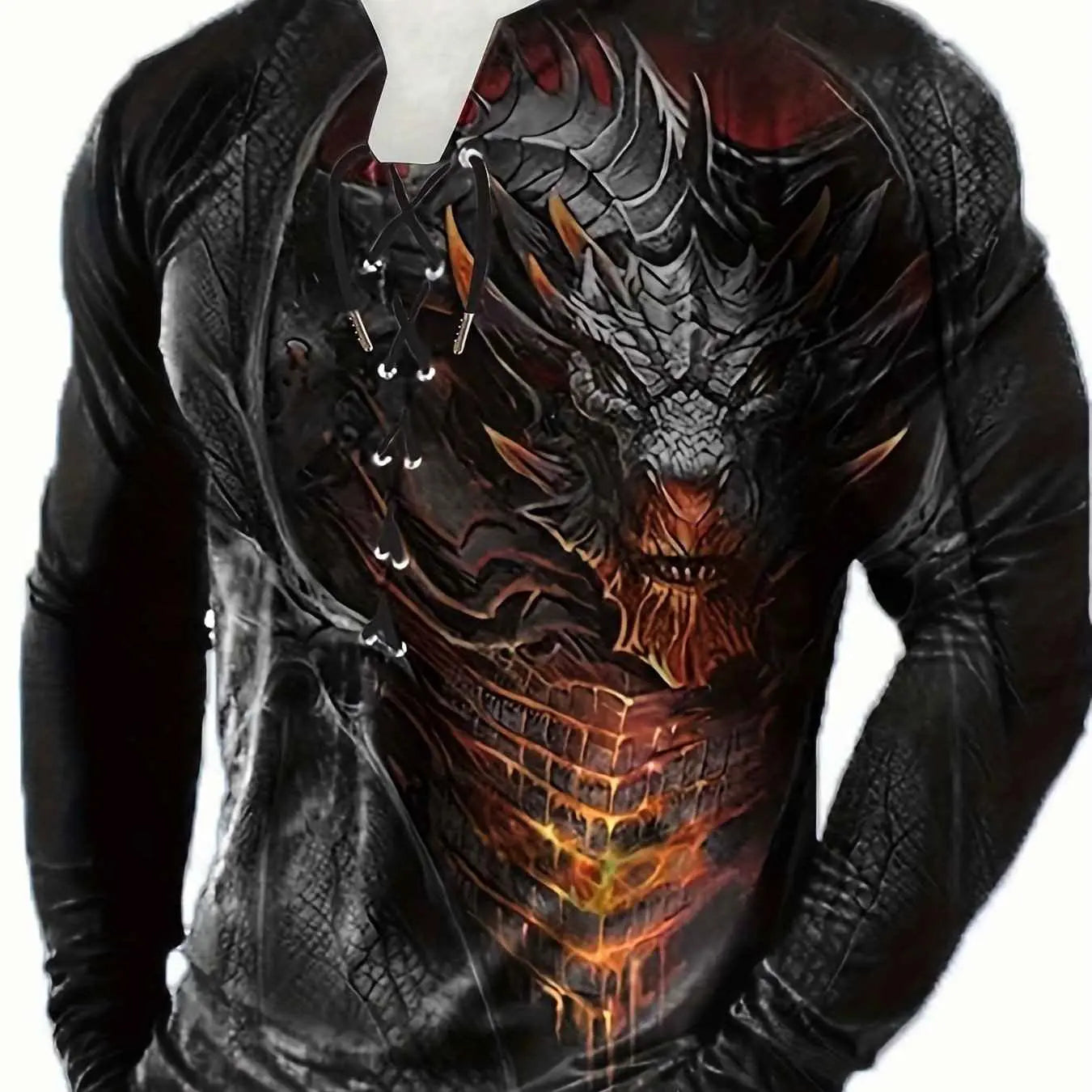 Scary Dragon 3D Print Men&